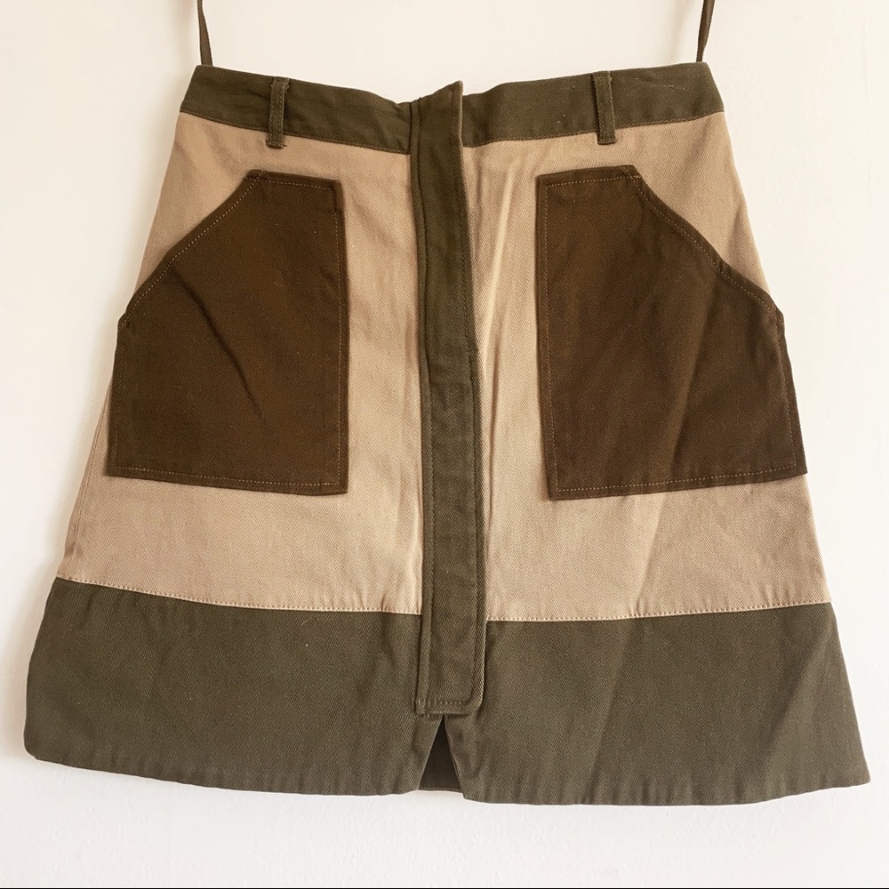 Holding Horses Anthro Colorblock Utility Skirt
